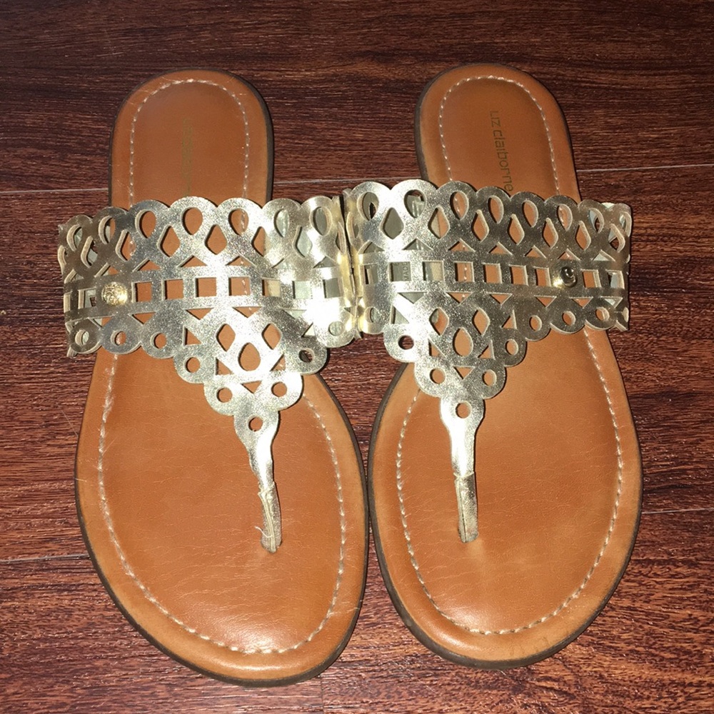 Gold sandals